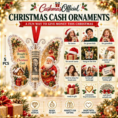 CashmasOfficial™ Christmas Cash Ornament